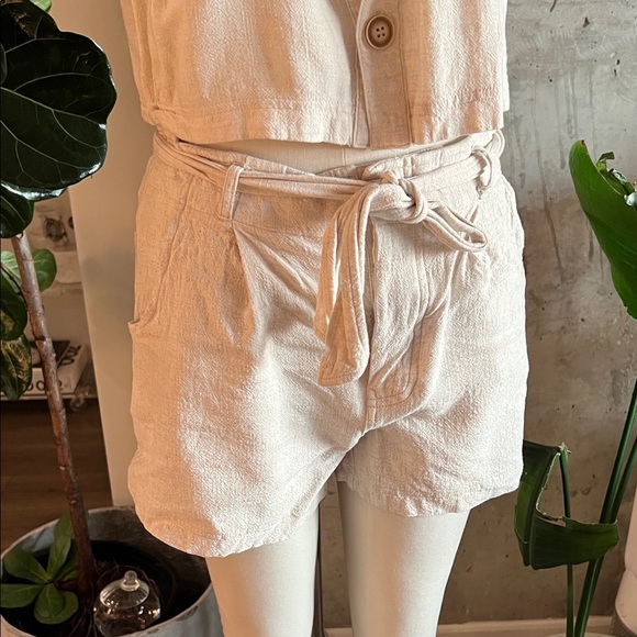 JLUXLABEL Cream Short-Sleeve Short Set - Picture 6 of 7